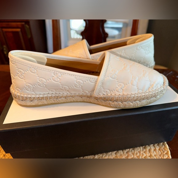 - Gucci GG Leather Espadrille - Picture 6 of 13